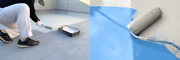 防水工事の施工イメージ