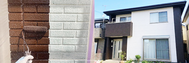外壁・屋根塗装の施工イメージ