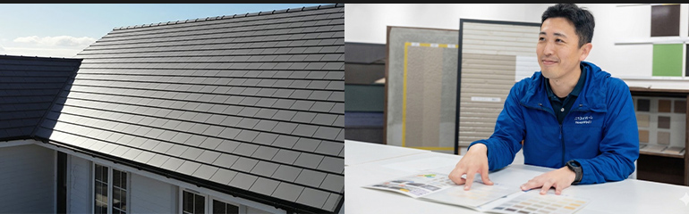 外壁・屋根リフォームの施工イメージ