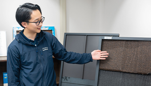 専門スタッフが対応