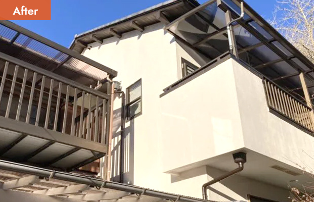 施工後：屋根改修＋外壁塗装が完了した伊豆の国市のお宅外観