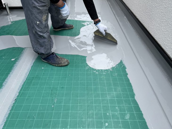 ベランダ防水工事｜静岡県三島市佐野見晴台