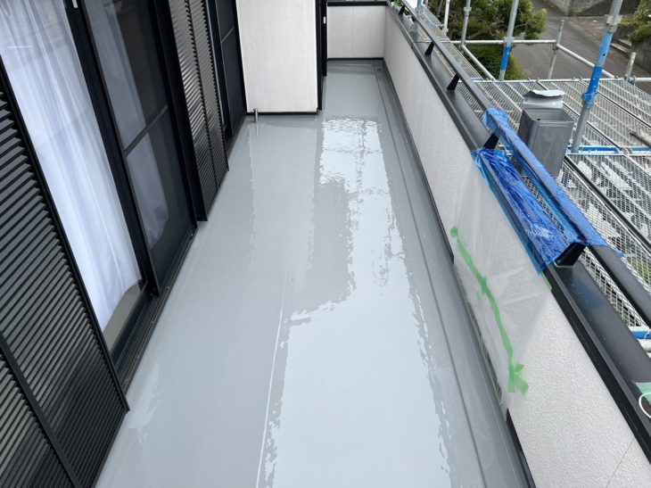 ベランダ防水工事｜静岡県三島市佐野見晴台