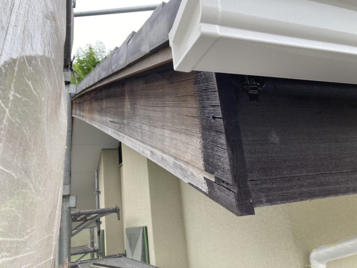 破風板板金巻き工事｜静岡県伊豆市大野