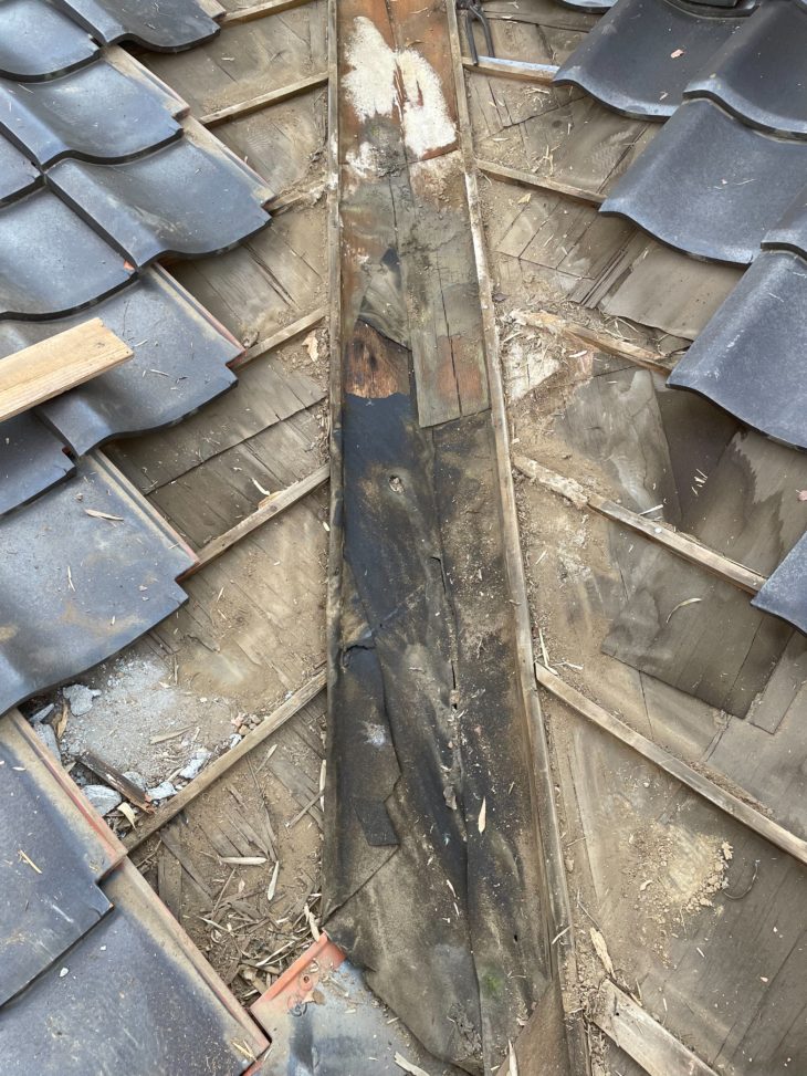 谷銅板入れ替え工事｜静岡県函南町平井