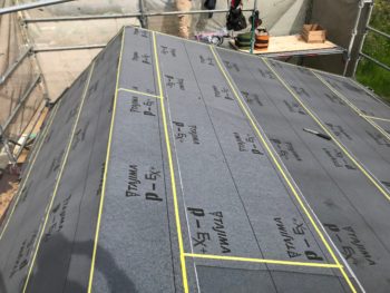 風が強い日に屋根がバタバタする！屋根葺き替え工事