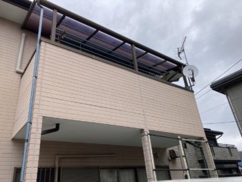 ピンクベージュの外壁塗装で一新!伊豆の国市南條