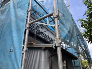 ピンクベージュの外壁塗装で一新!伊豆の国市南條