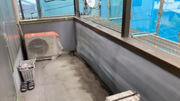 ベランダ内側がプクっと浮いている！ベランダ補修工事