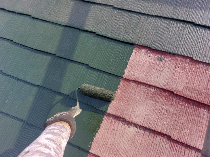 屋根外壁塗装とウッドデッキの改修工事|伊豆の国市