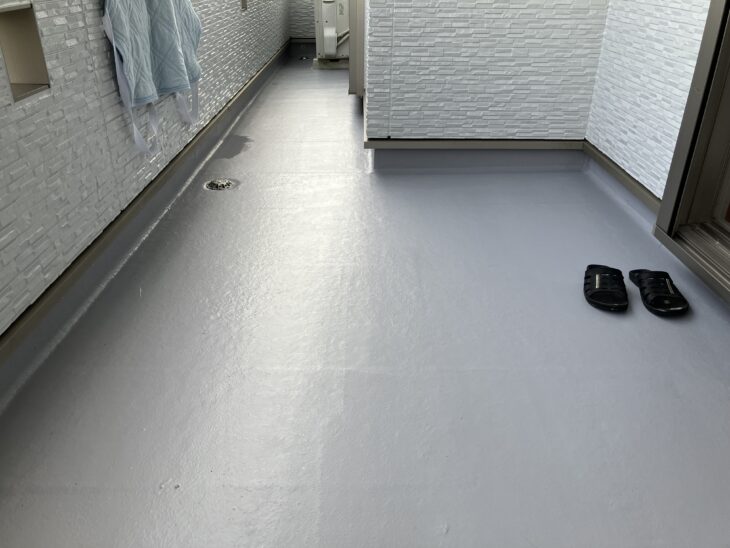 外壁、付帯部塗装、ベランダ防水工事｜沼津市