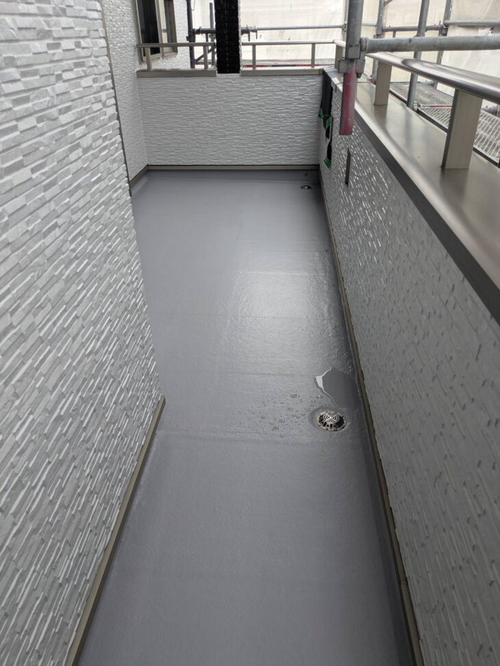 外壁、付帯部塗装、ベランダ防水工事｜沼津市