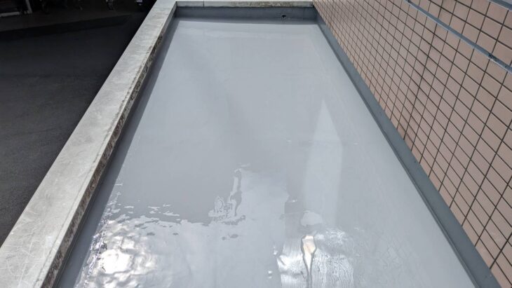 トップコート塗布完了