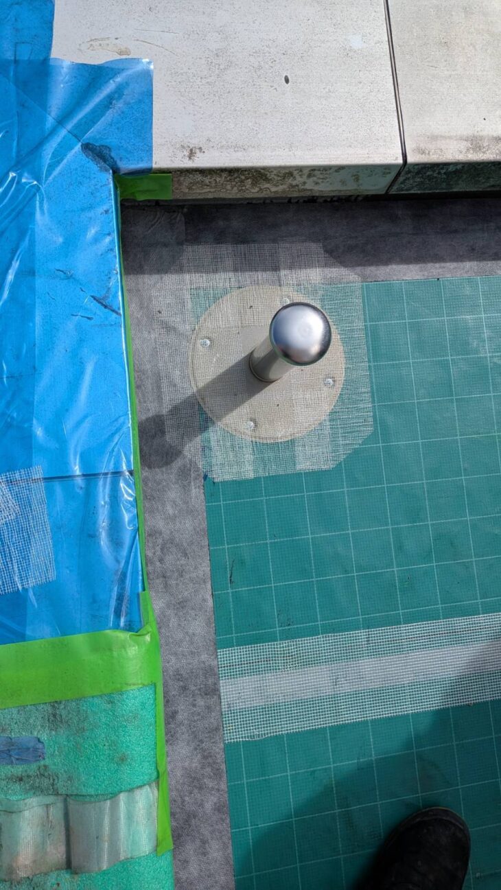 脱気筒　取り付け完了