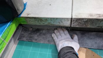防水工事　シート貼り