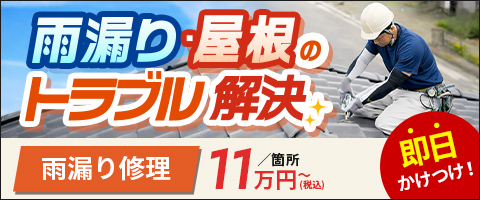 雨漏り･屋根のトラブル解決雨漏り修理