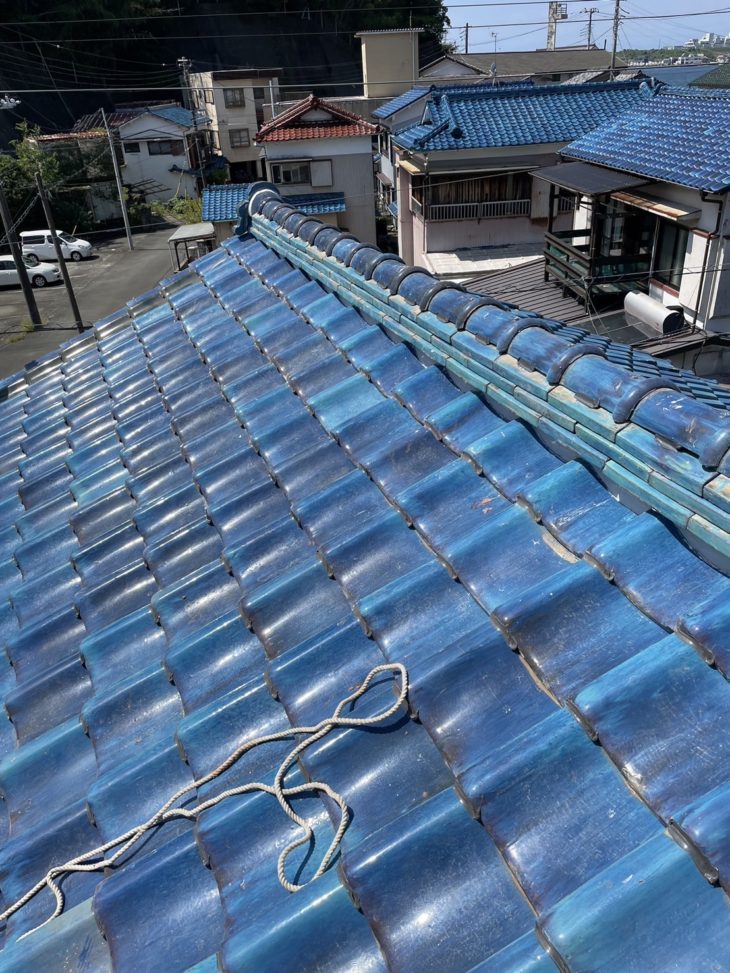 瓦がずれ大雨字時に雨漏り！屋根瓦の防水工事のご紹介
