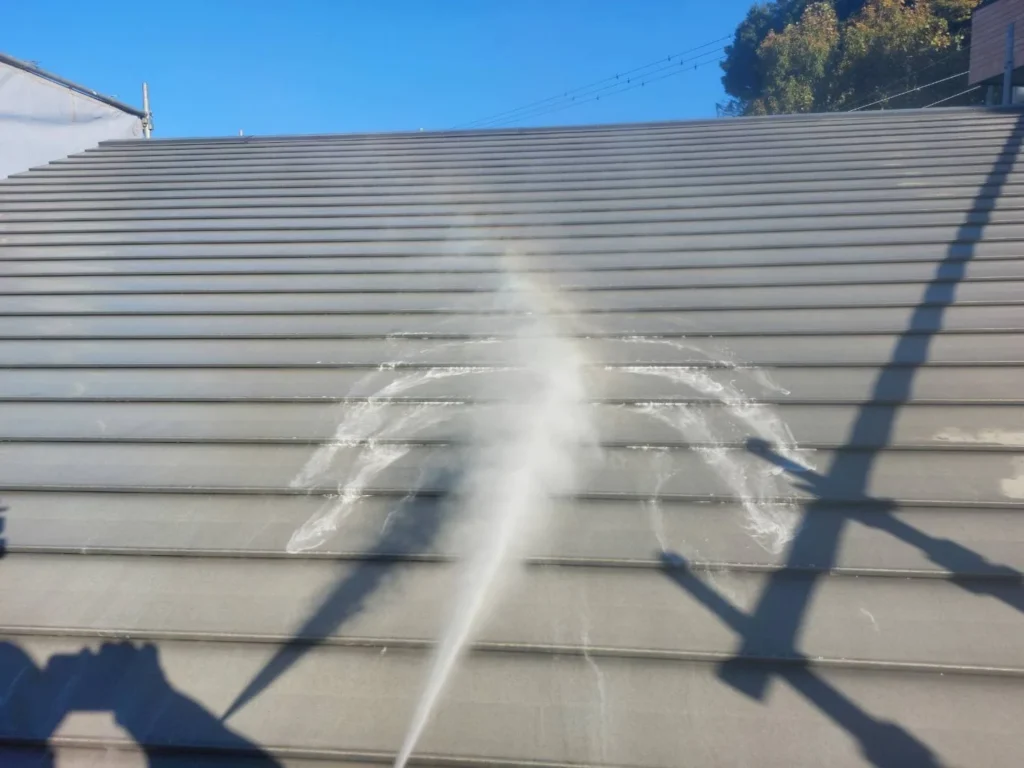 屋根 高圧洗浄