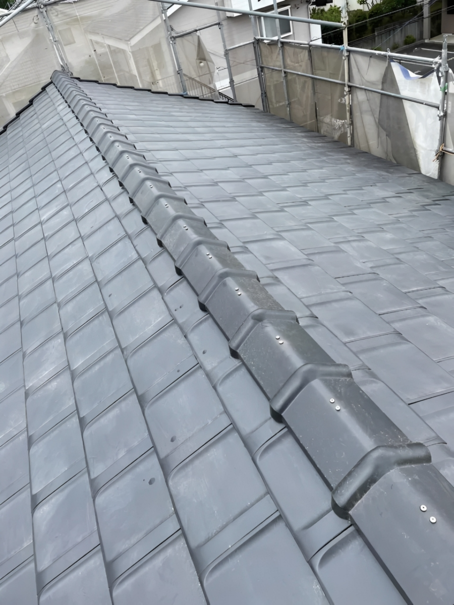 【函南町】築40年の屋根で防水紙の劣化による雨漏りをお家の雰囲気を変えずに葺き替えで解決