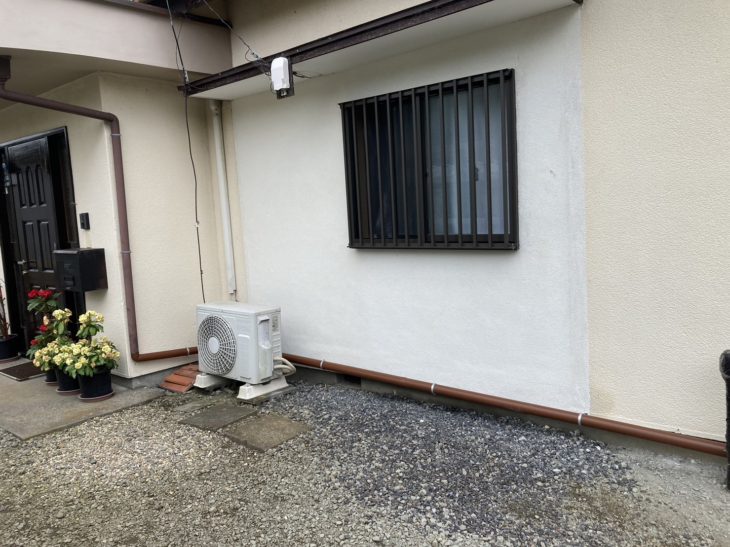 駐車場に水が溜まってしまう！雨樋の修理で解決