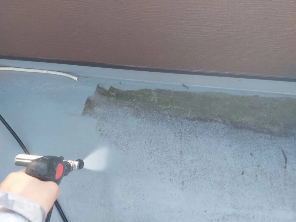 ベランダ 高圧洗浄